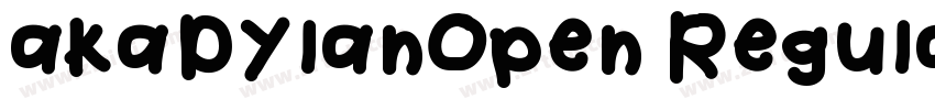akaDylanOpen Regular字体转换